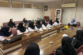 با حضور رئیس مرکز آموزشی درمانی و پژوهشی الزهرا (س) 